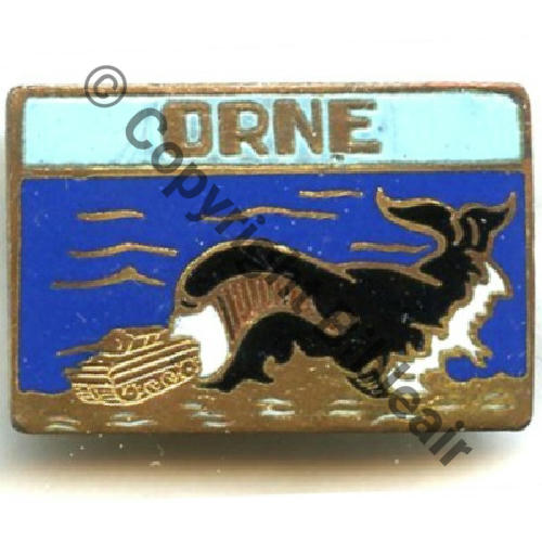 ORNE  LST ORNE Bat debarqut CHAR A.AUGIS ST.BARTH LYON Bol fenetre allonge Granuleux Src.STELLA  