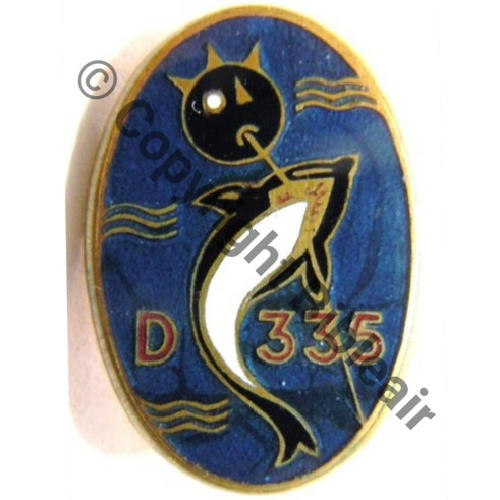 335 DRAGUEUR D335  DrPBER Dep Bol Dos lisse Src.francemilitaria 35Eur10.21 
