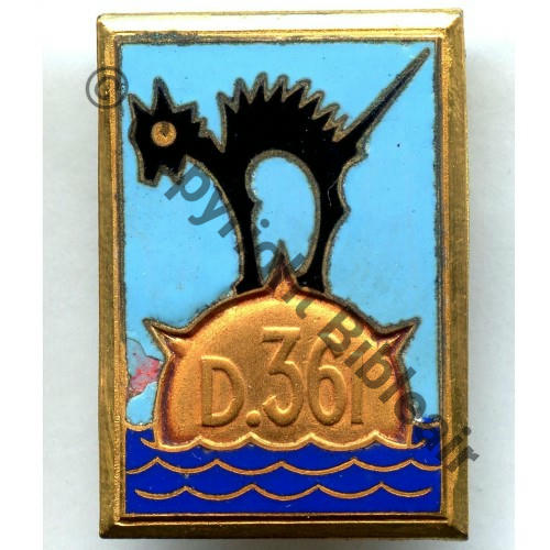 361 DRAGUEUR D361  COURTOIS Republ semi circul Bol Dos lisse   Src.STELLA  32EurInv 