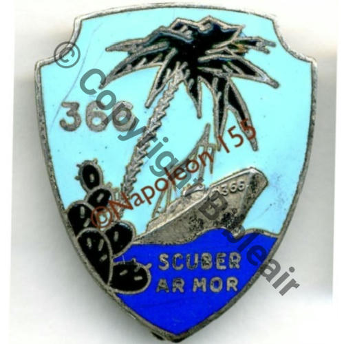 366  DRAGUEUR COTIER D366 1945.58 Type MMS INDO  A.AUGIS ST.BARTH LYON 3Lignes Dos granuleux  Sc.STELLA