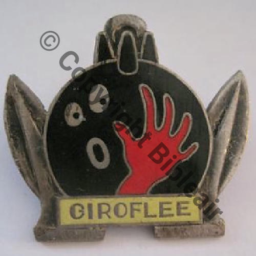 Insigne pucelle militaire du 41ème Régiment d'artillerie de Marine. TDM - Collection