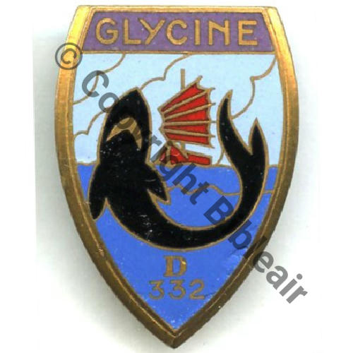 GLYCINE  DRAGUEUR GLYCINE ex 332  DrPBER Dep Bol Dos lisse Sc.STELLA