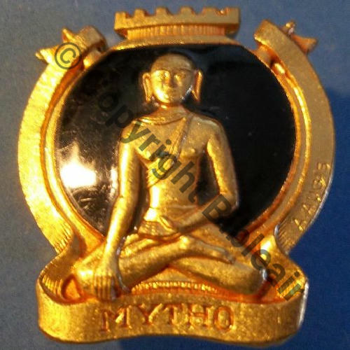 MYTHO  DRAGUEUR OCEANIQUE MYTHO 1955.87  AUGIS LYON 1Ligne Bol fenetre allong Embouti  Src.khovan38 PV35Eur 