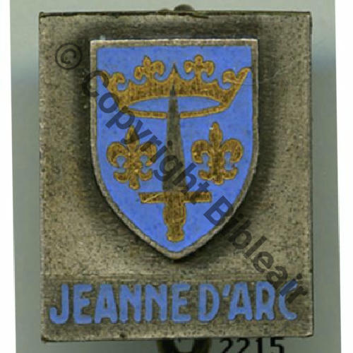JEANNE CROISEUR ECOLE JEANNE D.ARC  ANNONIER 15x18mm Src.grandspins13 PV68Eur