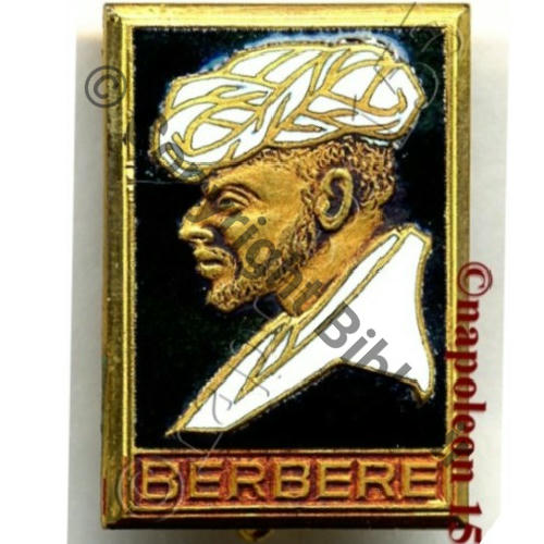 BERBERE  ESCORTEUR BERBERE 1952.61  COURTOIS SM Bol octog pastille Embouti  Sc.STELLA