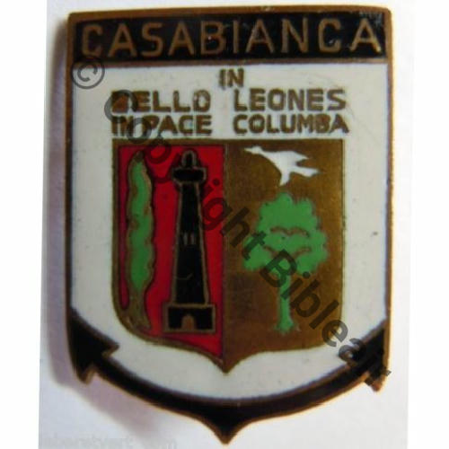 CASABIANCA ESCORTEUR ESCADRE  AB.P Bol poinconne Chevrons Sc.leberetvert 