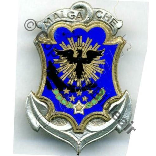 MALGACHE  ESCORTEUR MALGACHE 16.PL.23 COURTOIS SM Bol octog multipoinconne Guilloche Sc.STELLA MAP14Eur