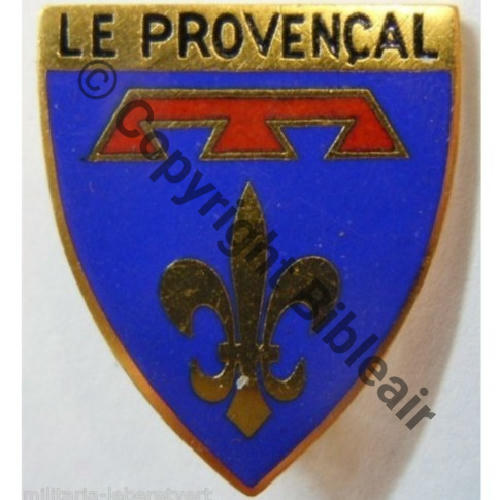 PROVENCAL  ESCORTEUR RAPIDE LE PROVENCAL  SM Bol fentre allonge Dos relief irreg Sc.leberetvert PV20Eur 