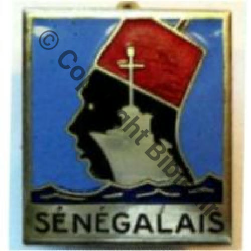 SENEGALAIS  ESCORTEUR SENEGALAIS  AB.P Bol poinconne Dos lisse