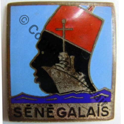 SENEGALAIS  ESCORTEUR SENEGALAIS  EBY Eping bascule Dos lisse Sc.francemiltaria