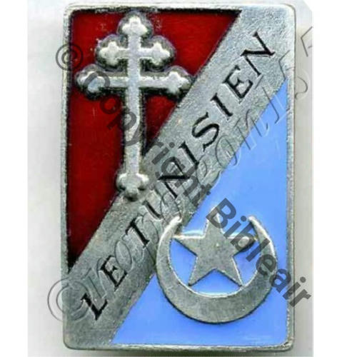 TUNISIEN  ESCORTEUR ESCADRE LE TUNISIEN  A.AUGIS ST.BARTH LYON 3Lignes Bol allonge Dos lisse Sc.STELLA