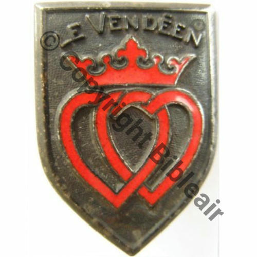VENDEEN  ESCORTEUR RAPIDE LE VENDEEN  AB.P Bol poinconne Dos quadrille fin Src.rouge29250 10EurInv 