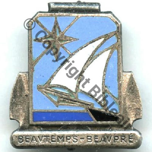 BEAUTEMPS  FREGATE METEO BEAUTEMPS BEAUPRE DrPBER Dep Bol Dos lisse irreg Sc.STELLA 12EurInv 