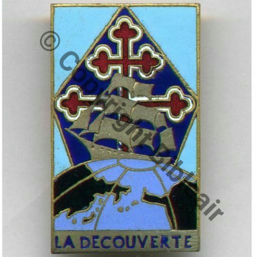 DECOUVERTE  FREGATE LA DECOUVERTE  AB.P Bol poinconne Dos lisse irreg Src.historia.collections2a 26EurInv 