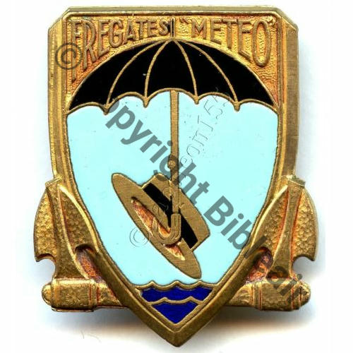 METEO  FREGATE METEO  COURTOIS REPUB semi circul Bol  Dos lisse irreg strie Src.STELLA PV20Eur 