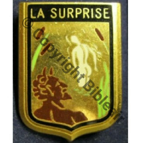 SURPRISE  FREGATE LA SURPRISE Type2  A.AUGIS ST.BARTH LYON 3Li Poincon AA.LYON Bol fenetre allonge en travers Dos Grenu  Src.numis19 20Eur02.13