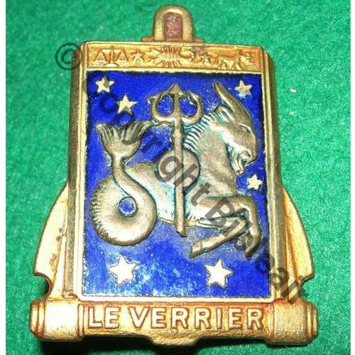 VERRIER  FREGATE METEO LE VERRIER  COURTOIS Bol octogonal Dos lisse irreg scintillant Src.aurillac72 10EurInv 