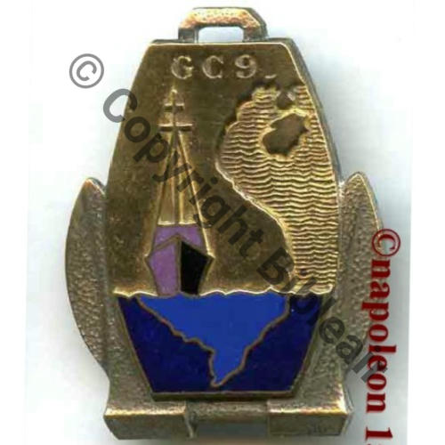 9 GARDE COTES 9CH  736 Avant1952 DrPNOM Dep Bol Guilloche vrac  ANCRE BRONZE Src.STELLA 21Eur11.13 
