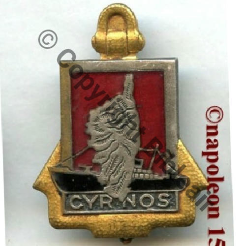 CYRNOS  PATROUILLEUR CYRNOS DrPBER Dep Bol fenetre Dos lisse irreg  Src.STELLA 15Eur11.12 