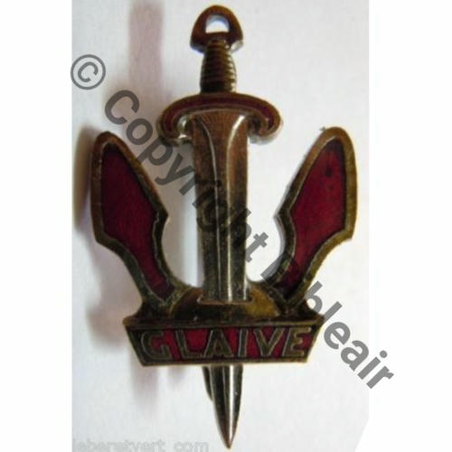 GLAIVE  PATROUILLEUR LE GLAIVE Indo 51.56  DrP Eping soudee Guilloche Sc.leberetvert 