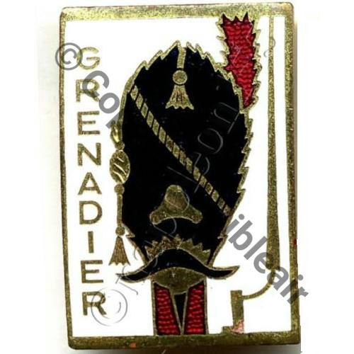 GRENADIER  PATROUILLEUR GRENADIER 1944.58  AUGIS SM Bol fenetre allonge Dos lisse irreg scintillant Sc.STELLA MAP16Eur