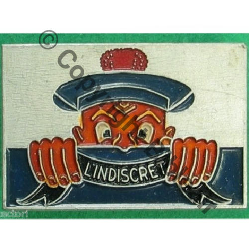 INDISCRET  PATROUILLEUR L.INDISCRET 1944.59 A.AUGIS LYON ST.BARTH 2Li 2Griffes Dos lisse Sc.atectori 