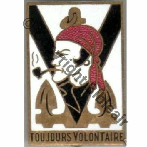TOUJOURS  PATROUILLEUR LE TOUJOURS VOLONTAIRE 1944.53 A.AUGIS LYON ST.BARTH en creux Dos lisse  Sc.entame