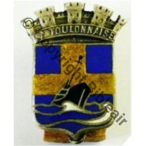 TOULONNAISE  PATROUILLEUR AUXILIAIRE LA TOULONNAISE 1940.59  AUGIS SM Past fenetre AUGIS LYON Dos lisse irreg Sc.propeller520