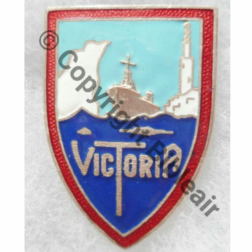 VICTORIA PATROUILLEUR VICTORIA 9.P1.37  A.AUGIS ST.BARTH LYON 3Lign Bol papillon Dos lisse Src.leberetvert 120EurInv