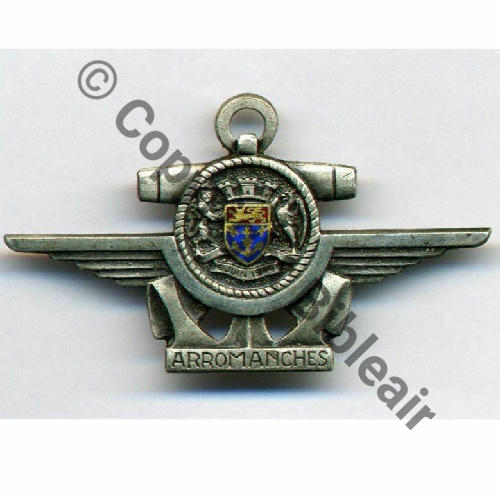 ARROMANCHES  PORTE AVIONS ARROMANCHES DrP Eping nourrice Guilloche Src.historia.collection2a 14EurInv 