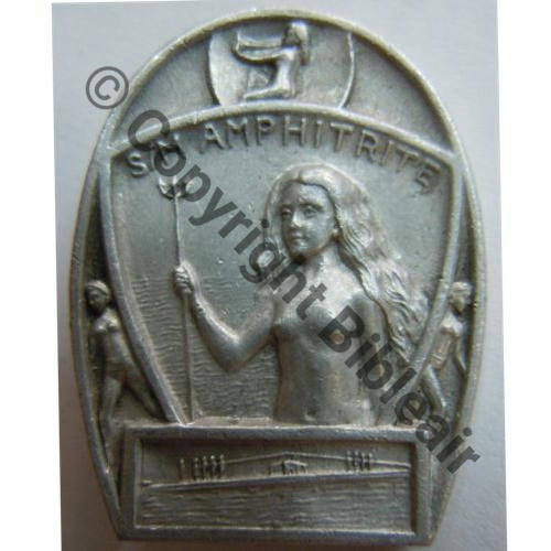 AMPHITRITE SOUS MARIN AMPHITRITE A.AUGIS LYON 2Li Alu 2Griffes Granuleux Src.leberetvert 170EurInv 