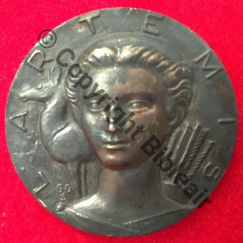 ARTEMIS  SOUS MARIN L.ARTEMIS  SM Signe GG sur avers Bol  fenetre Dos lisse  Src.sahariens50 42EurInv 