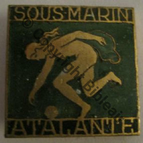 ATALANTE  SOUS MARIN ATALANTE  SM Eping soudee etain Dos lisse irreg Src.zephyrt122012 30EurInv 