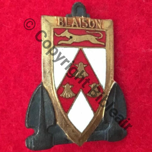 BLAISON  SOUS MARIN BLAISON ex allemand  COURTOIS SM Bol octog pastille COURTOIS PARIS Dos lisse Src.sahariens50 52EurInv 