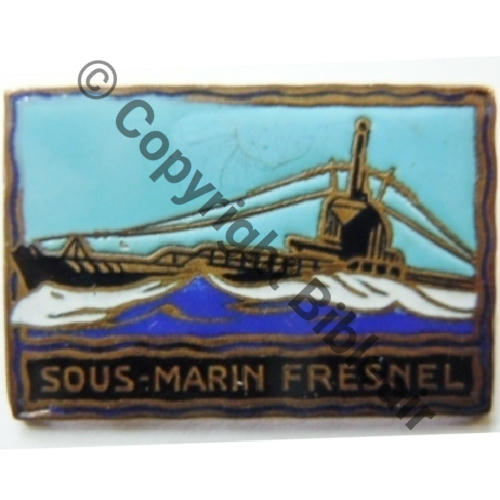 FRESNEL  SOUS MARIN 1eCLASSE FRESNEL  DrPBer Dep circulaire Bol fenetre pastille DrPN Dos Granuleux Src.leberetvert PV100Eur 