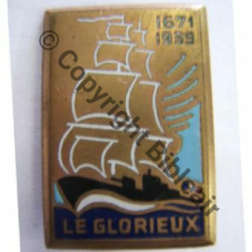 GLORIEUX  SOUS MARIN LE GLORIEUX  DrPBER Bol fenetre pastille Dos lisse irreg Embouti Sc.leberetvert 140EurInv