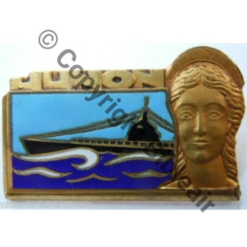 JUNON  SOUS MARIN JUNON  COURTOIS +Adresse Arc cercle Bol octogon pastille COURTOIS PARIS Dos lisse irreg Src.leberetvert PV180Eur 