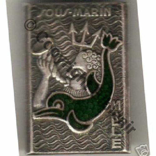 MILLE  SOUS MARIN MILLE 1946.63  COURTOIS SM Past octog Dos lisse  Sc.entame