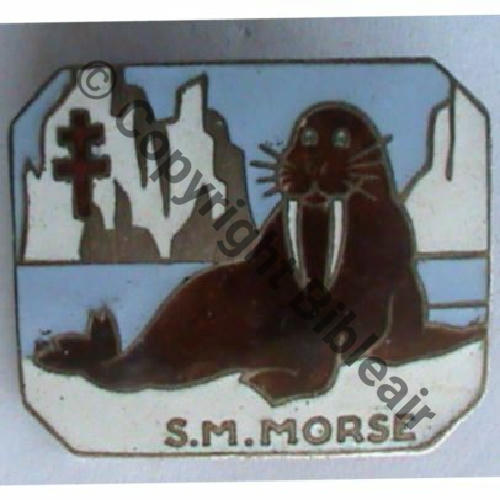 MORSE  SOUS MARIN MORSE  AB.P +Bol poinconne Dos lisse Src.sahariens50 18EurInv 