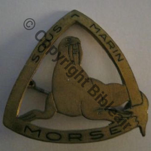 MORSE  SOUS MARIN MORSE  AB.P Eping bascule Dos chevrons Src.zephyr122012 18Eur10.12 