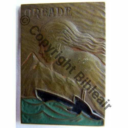 OREADE  SOUS MARIN OREADE WW2  SM Bol fenetre Dos lisse irreg Src.leberetvert 110EurInv 