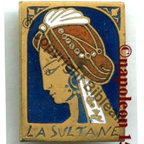 SULTANE  SOUS MARIN 2eCLASSE LA SULTANE BLEU AvantWW2 AB.P Dep Bol poinconne Dos lisse irreg Src.STELLA 68EurInv 