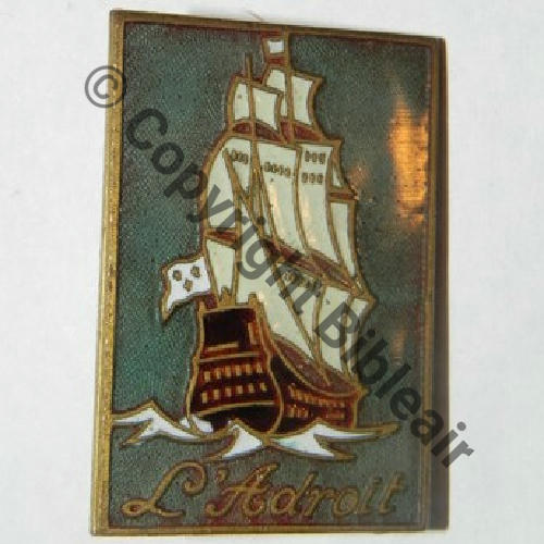 ADROIT 1929.40  TORPILLEUR L.ADROIT AB.P Dep Past AB RENNES Dos lisse Src.tristan091986 50EurInv 