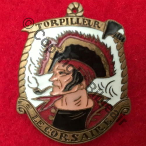 CORSAIRE  TORPILLEUR LE CORSAIRE 1939-  AB SM GUY ARNOUX Graphiste Bol Dos lisse irreg Src.sahariens50 170Eur06.22 