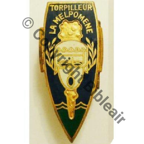 MELPOMENE  TORPILLEUR LA MELPOMENE 1936.50  DrPNBER Dep Bol Dos lisse Sc.STELLA