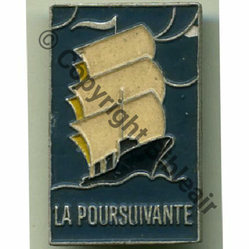 POURSUIVANTE  TORPILLEUR LA POURSUIVANTE  Alu peint  SM Prototype sans attache d.origine Sc.grandspins13 PV300Eur 