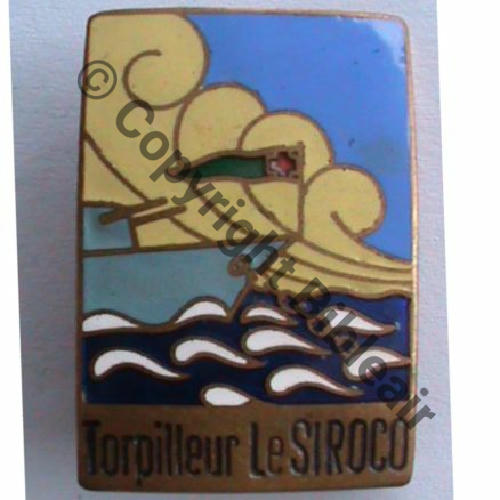 SIROCO TORPILLEUR LE SIROCO 22.P1.15  A.AUGIS ST.BARTH LYON Src.sahariens50 110EurInv 