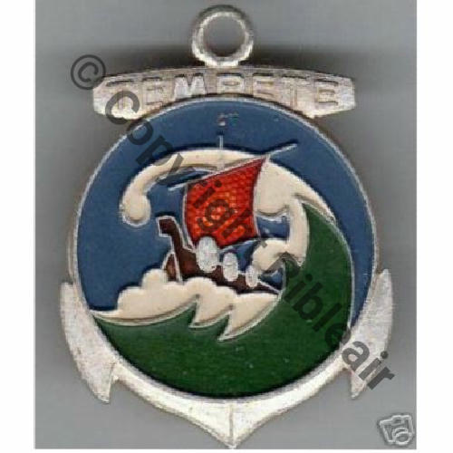 TEMPETE  TORPILLEUR TEMPETE 1927.50 A.AUGIS ST.BARTH Alu peint  Sc.entame