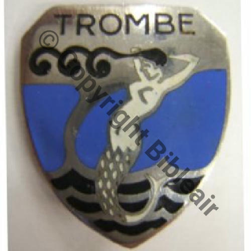 TROMBE  TORPILLEUR TROMBE  avant WW2  MOURGEON.SM Bol fenetre pastille MOURGEON Parc Royal Dos lisse Sc.leberetvert MAP59Eur