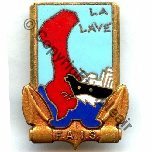 LAVE  CHALLAND CUIRASSE  LA LAVE  COURTOIS REPUBLIQUE SEMI CIRCUL Bol Dos lisse Src.STELLA MAP32Eur